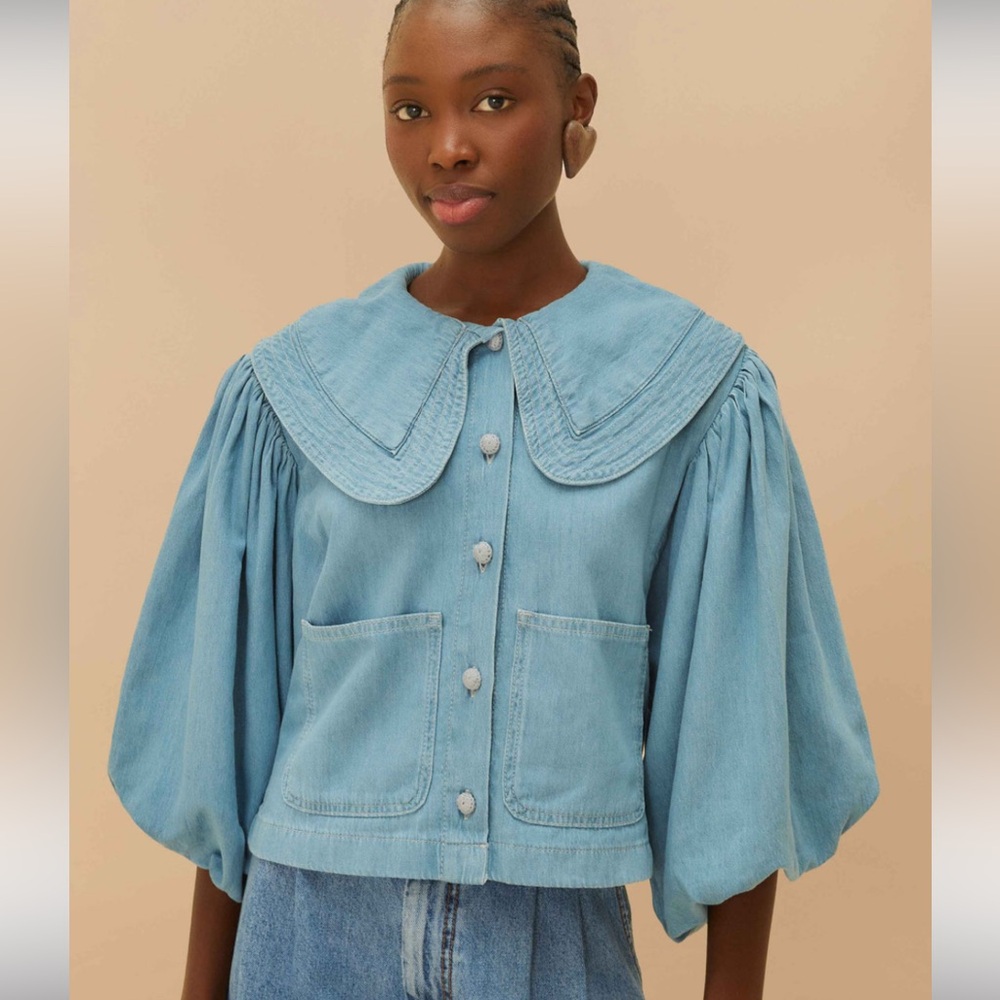 Perfect condition denim top